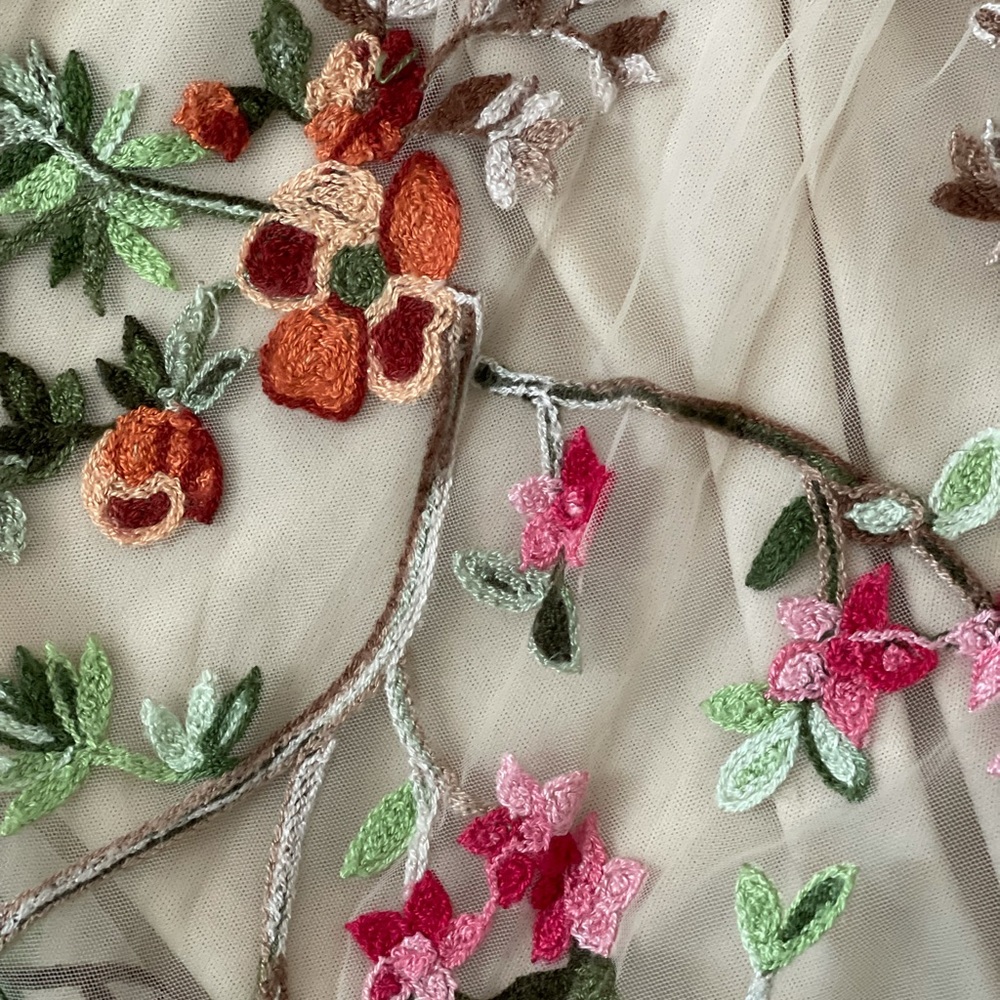 Cato brand embroidered tulle skirt size 18/20